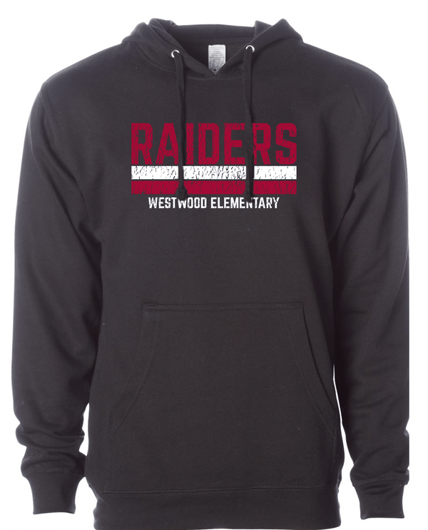 Custom Apparel - Screen Printing - Westwood Elementary - Stacked Hooded Sweatshirt - WW+OW