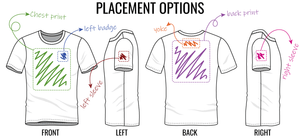 Where can I print on a t-shirt? - Fabricated Customs