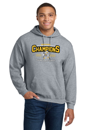 Ashland University Lacrosse Hoodie Sport Grey front view