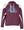 Okemos Woof Pack Hoodie Maroon/ White front view