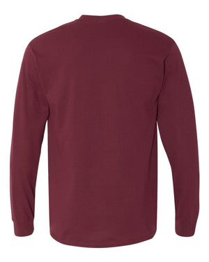 Eaton Rapids Fall Preorder Long Sleeve Maroon back view