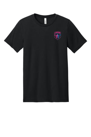 Lansing Gladiators Fall Shop 2026 T-Shirt Solid Black Blend front view