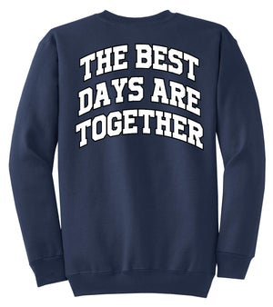 My Little SonShine Crewneck Navy back view