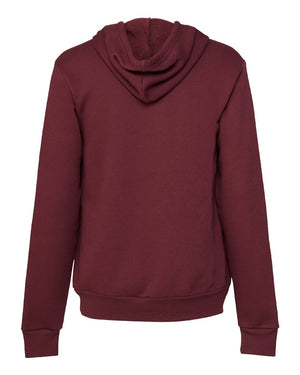 Okemos Fall Staff Shop Hoodie Maroon back view