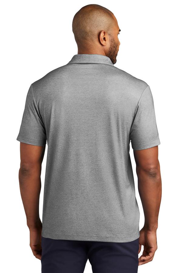 MSU Health Team | Embroidered Charcoal Heather Fine Pique Blend Polo