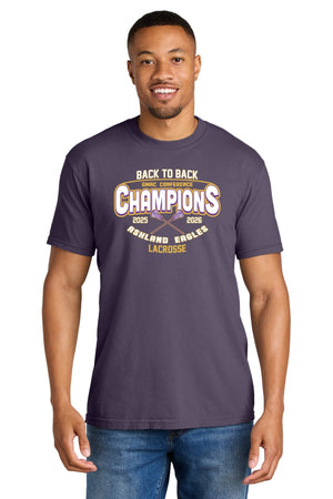 Ashland University Lacrosse T-Shirt Wine front view