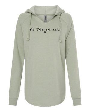 Epic Church 20th Anniversary Hoodie Sage front view