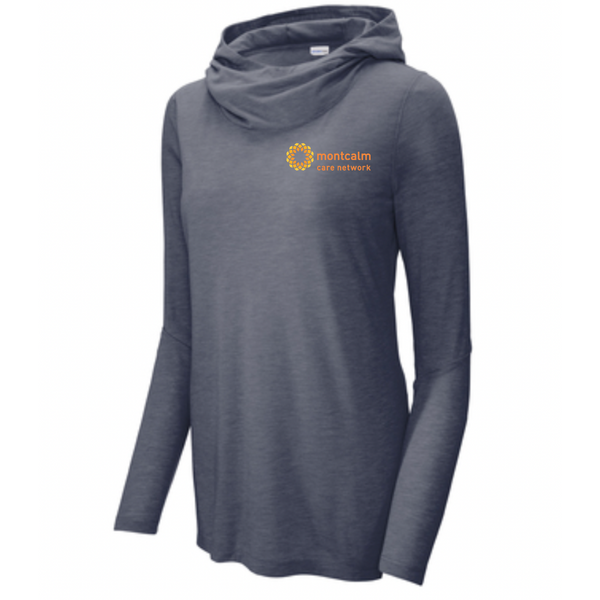 Montcalm Care Network- Women's Long Sleeve Wicking Hoodie
