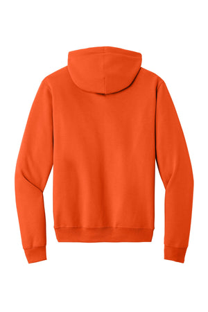 Community Education Apparel Hoodie Orange back view