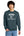 Okemos Fall Staff Shop Crewneck Deep Steel Blue front view