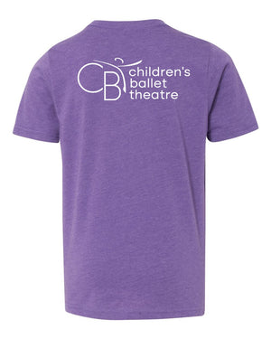 Children's Ballet Theatre T-Shirt Purple Rush back view