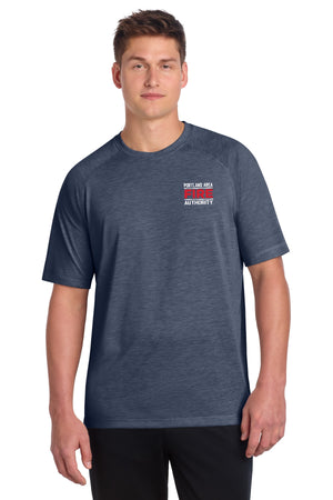 Portland Fire Department T-Shirt True Navy Heather front view