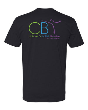 Children's Ballet Theatre T-Shirt Black back view