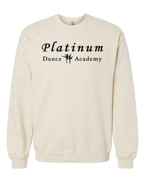 Platinum Dance Academy Crewneck Sand front view