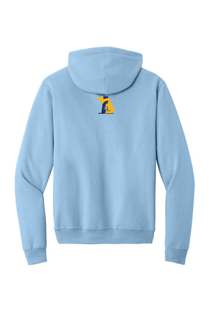 GL Cross Country Finalists Hoodie Light Blue back view