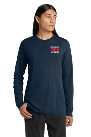 Portland Fire Department Long Sleeve Navy front view