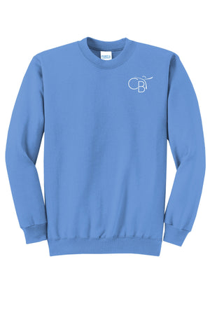 Children's Ballet Theatre Crewneck Carolina Blue front view