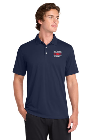 Portland Fire Department Polo True Navy front view