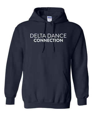 Delta Dance Connection - General Hoodie Navy front view