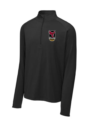 PPS Staff On Demand Shop Quarter Zip Black front view