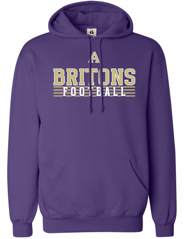 Albion Football -  Adult Hooded Sweatshirt Purple