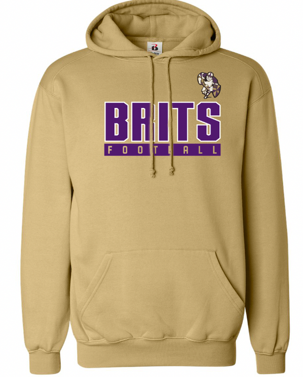 Albion Football - Adult Hooded Sweatshirt Vegas Gold