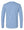 Okemos Fall Staff Shop Long Sleeve Heather Columbia Blue back view