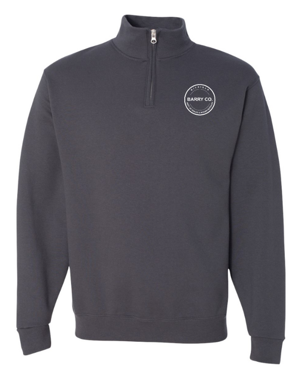 MDHHS Gear - Allegan & Barry Co. - Quarter Zip Sweatshirt -- Circle Logo Design -- (Multiple Colors Available)