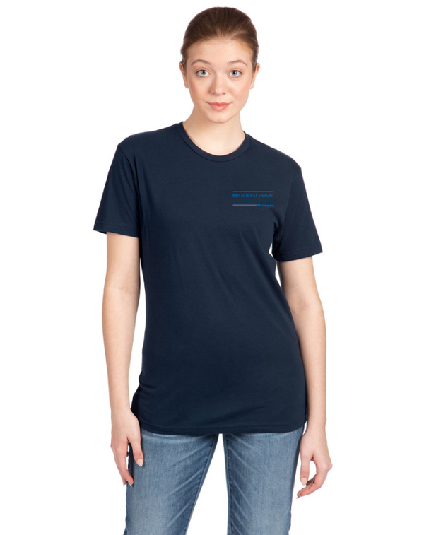 BHC Michigan Holiday Apparel - Unisex Cotton T-Shirt (Navy / Grey / Black)