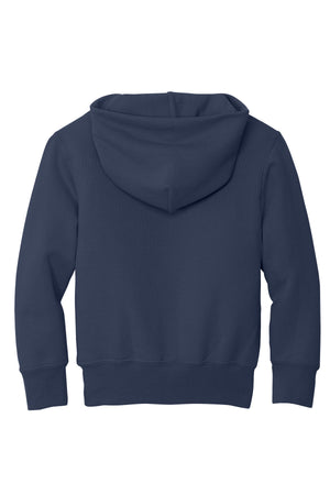 Grand Ledge MS Basketball Player Packs Hoodie Navy back view