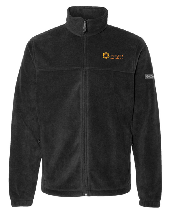 Montcalm Care Network - Embroidered Columbia Steens Mountain Full Zip Jacket (Navy / Black / Charcoal Heather)