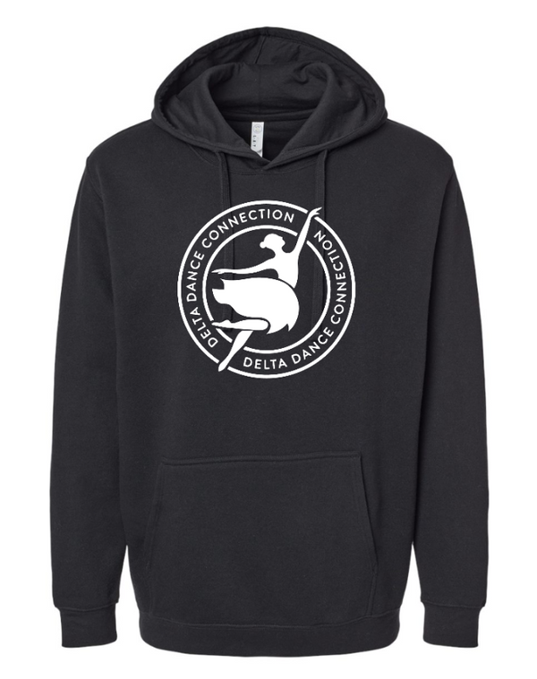 Delta Dance Connection - Unisex Adult Circle Logo Hoodie  (Multiple Colors Available)