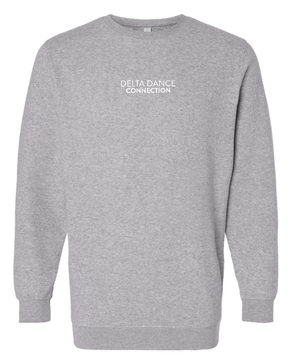 Delta Dance Connection - Women's Embroidered Crewneck Sweatshirt