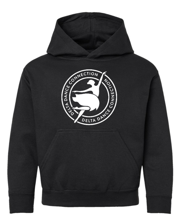 Delta Dance Connection - Youth Circle Logo Hoodie  (Multiple Colors Available)