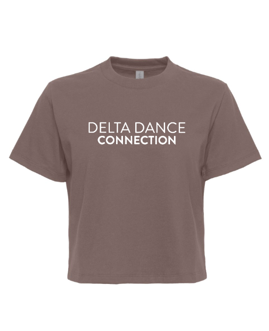 Delta Dance Connection - Women's Logo Boxy T-Shirt  (Lavender / Shiitake)