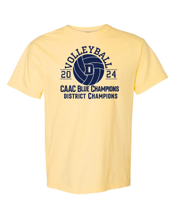 DeWitt Volleyball Champs - Comfort Colors Heavyweight T-Shirt