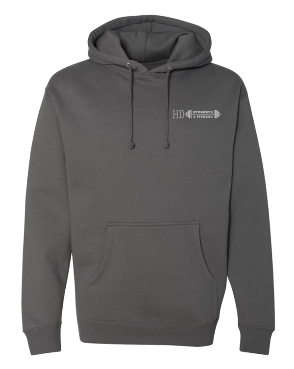 Doghouse Gym + HD Strength & Fitness - Heavyweight Hoodie (HD Design) Multiple Colors Available