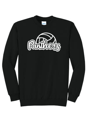 Community Education Apparel Crewneck Jet Black front view
