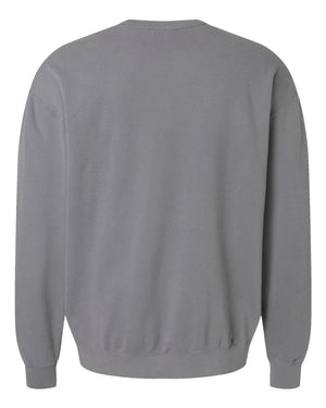 Ashland University Lacrosse Crewneck Grey back view