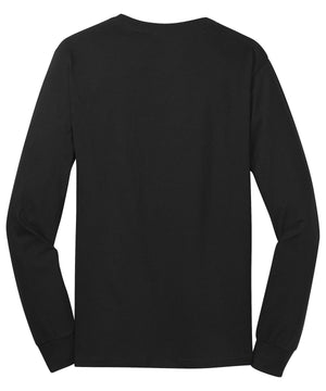 Community Education Apparel Long Sleeve Jet Black back view