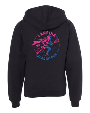 Lansing Gladiators Fall Shop 2026 Hoodie Black back view