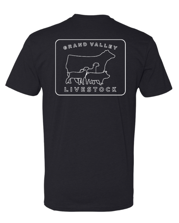 Grand Valley Livestock - Unisex T-Shirt (Forest / Charcoal / Black)