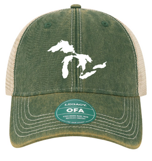 Green Great Lakes Trucker Hat