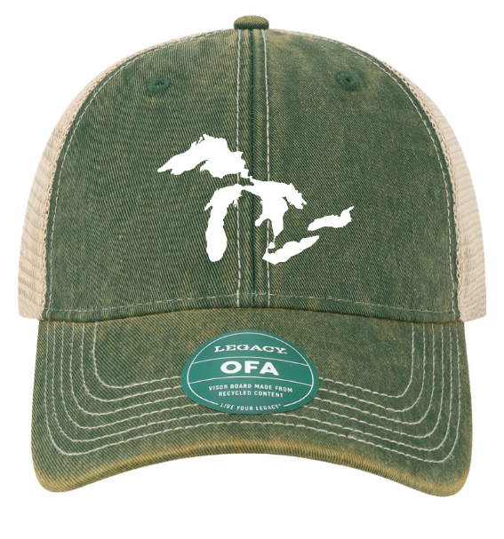 Green Great Lakes Trucker Hat