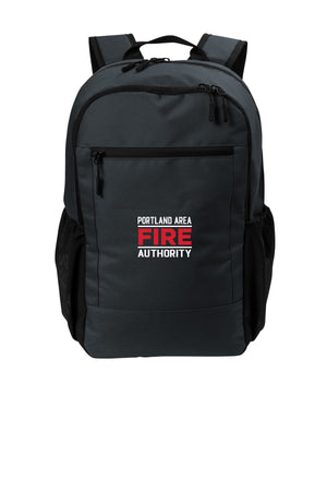 Portland Fire Department Bag Grey Smoke front view