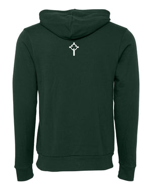 St. Patrick Basketball 2026 Hoodie Forest back view