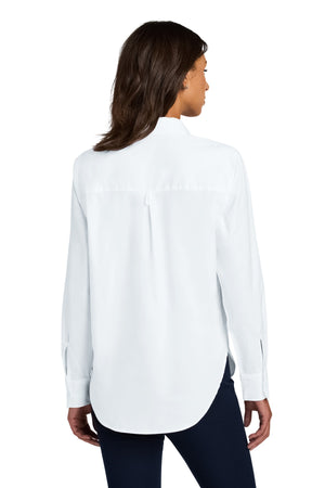 Michigan Department of Education Long Sleeve White back view