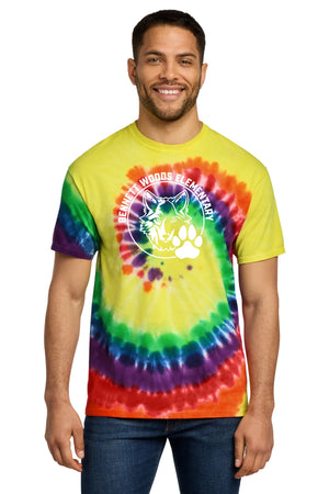 Bennett Woods Spirit Wear Fall 2026 T-Shirt Rainbow front view