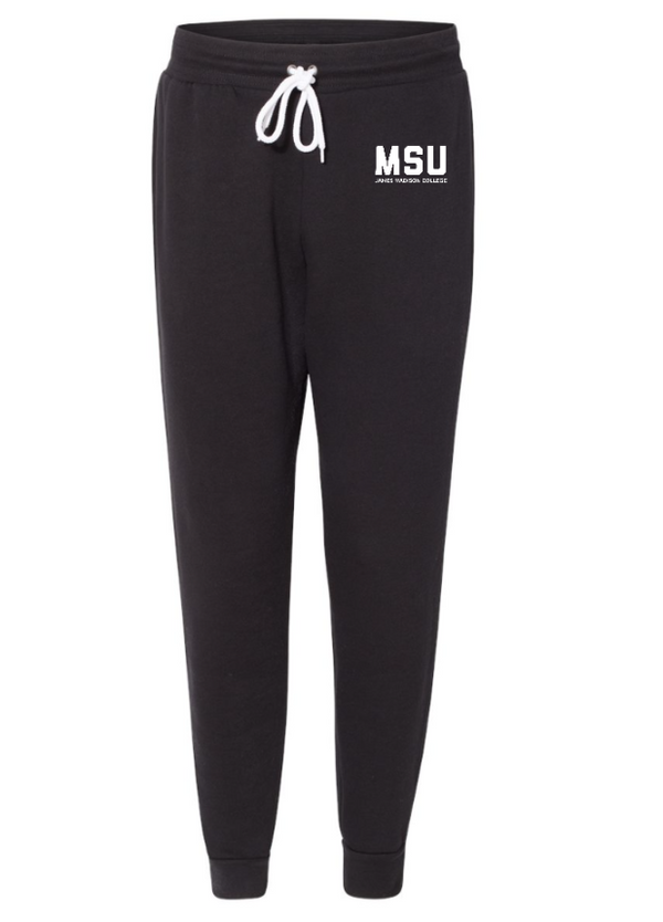 James Madison MSU - Sponge Fleece Jogger Sweatpants (Grey / Black)