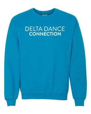 Delta Dance Connection - General Crewneck Sapphire front view